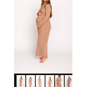 Women's Tan Maxi Dress